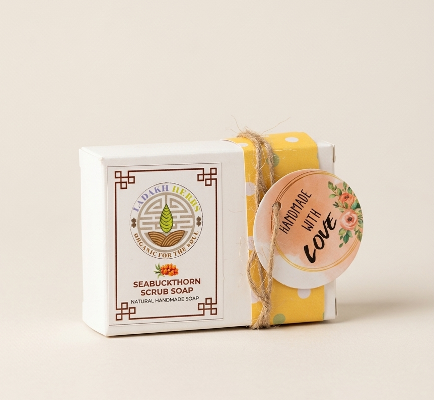 Sea Buckthorn Scrub Throne Soap